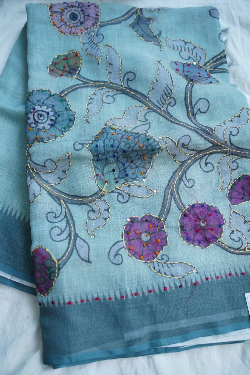 Linen Cotton Saree PC18239