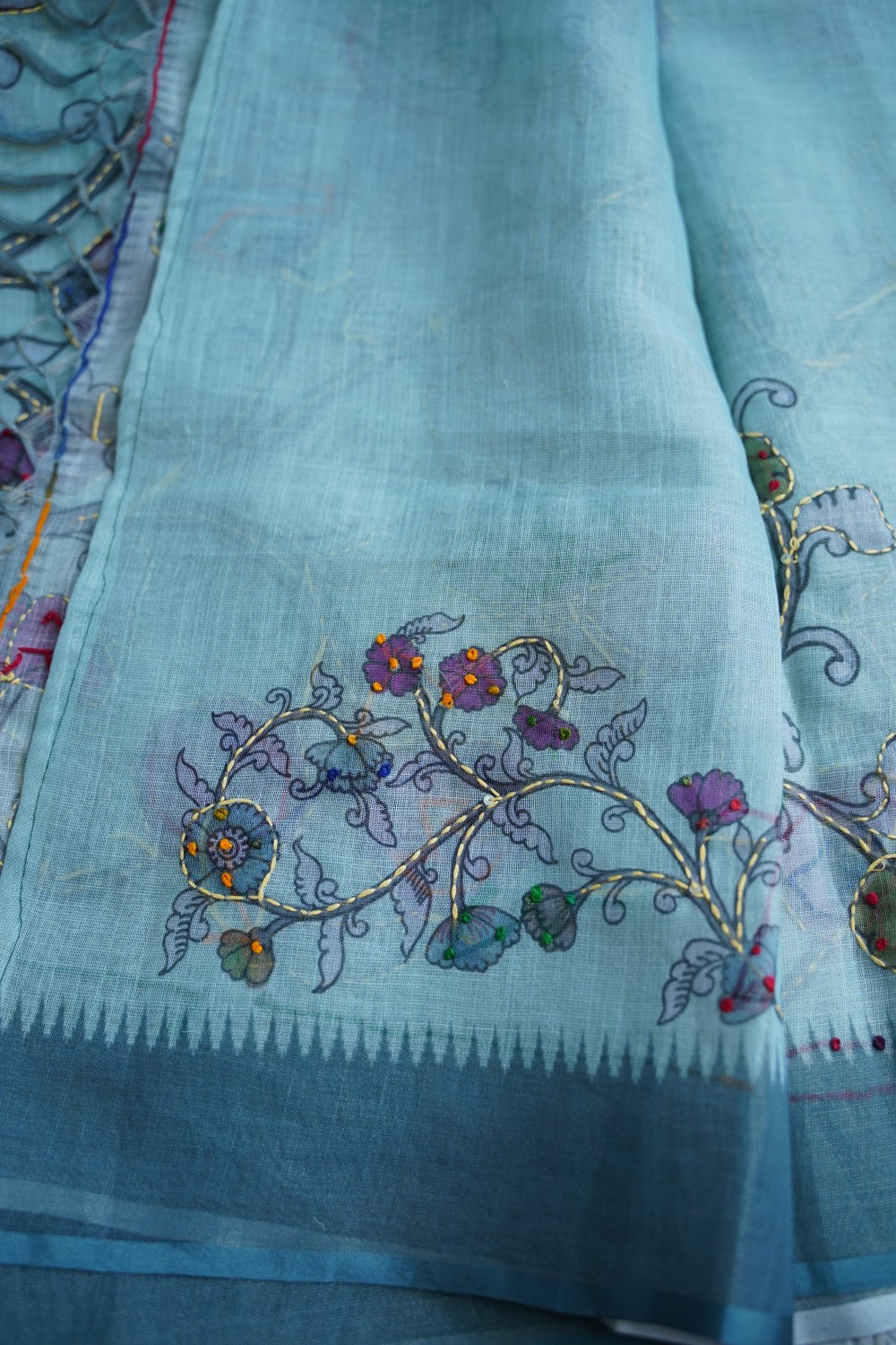Linen Cotton Saree PC18239