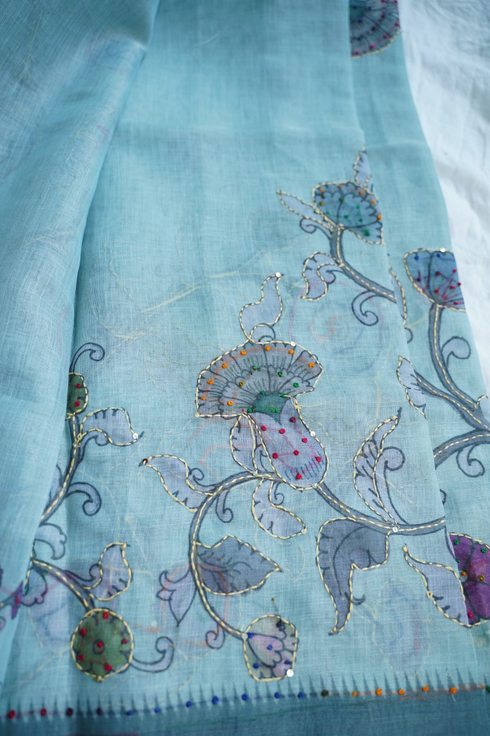Linen Cotton Saree PC18239