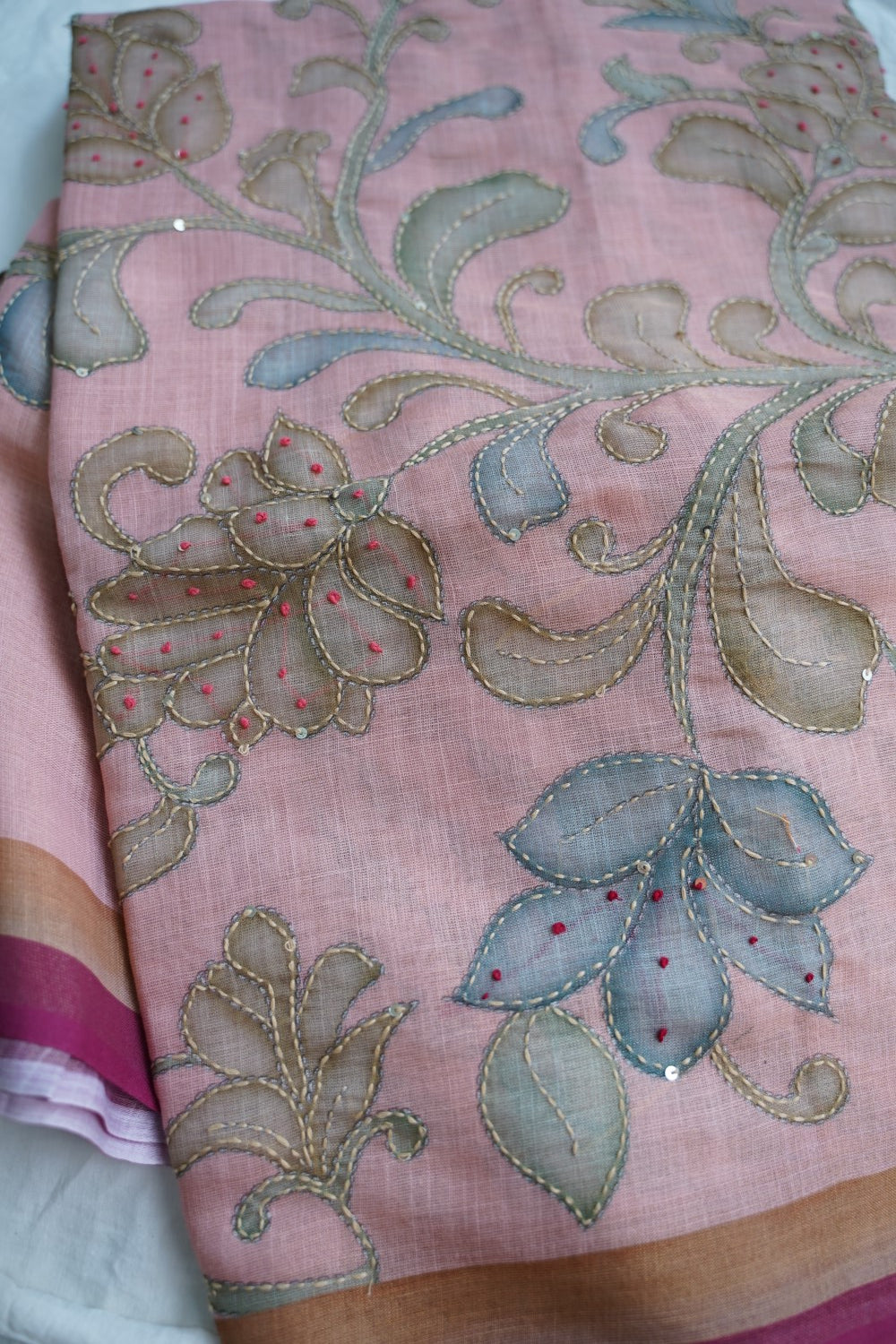Linen Cotton Saree PC18238