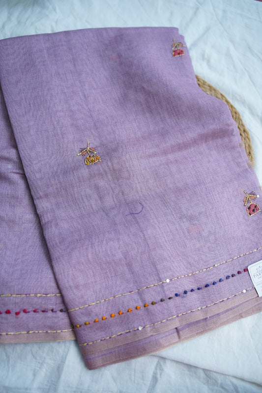 Linen Cotton Saree PC18249