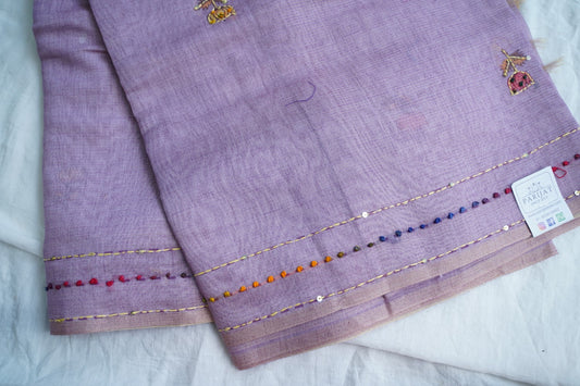 Linen Cotton Saree PC18249