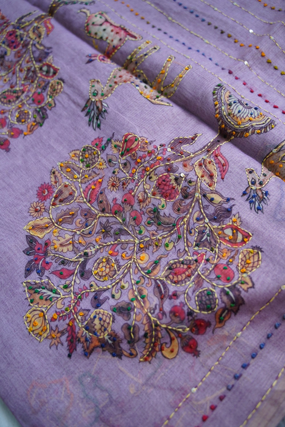 Linen Cotton Saree PC18249
