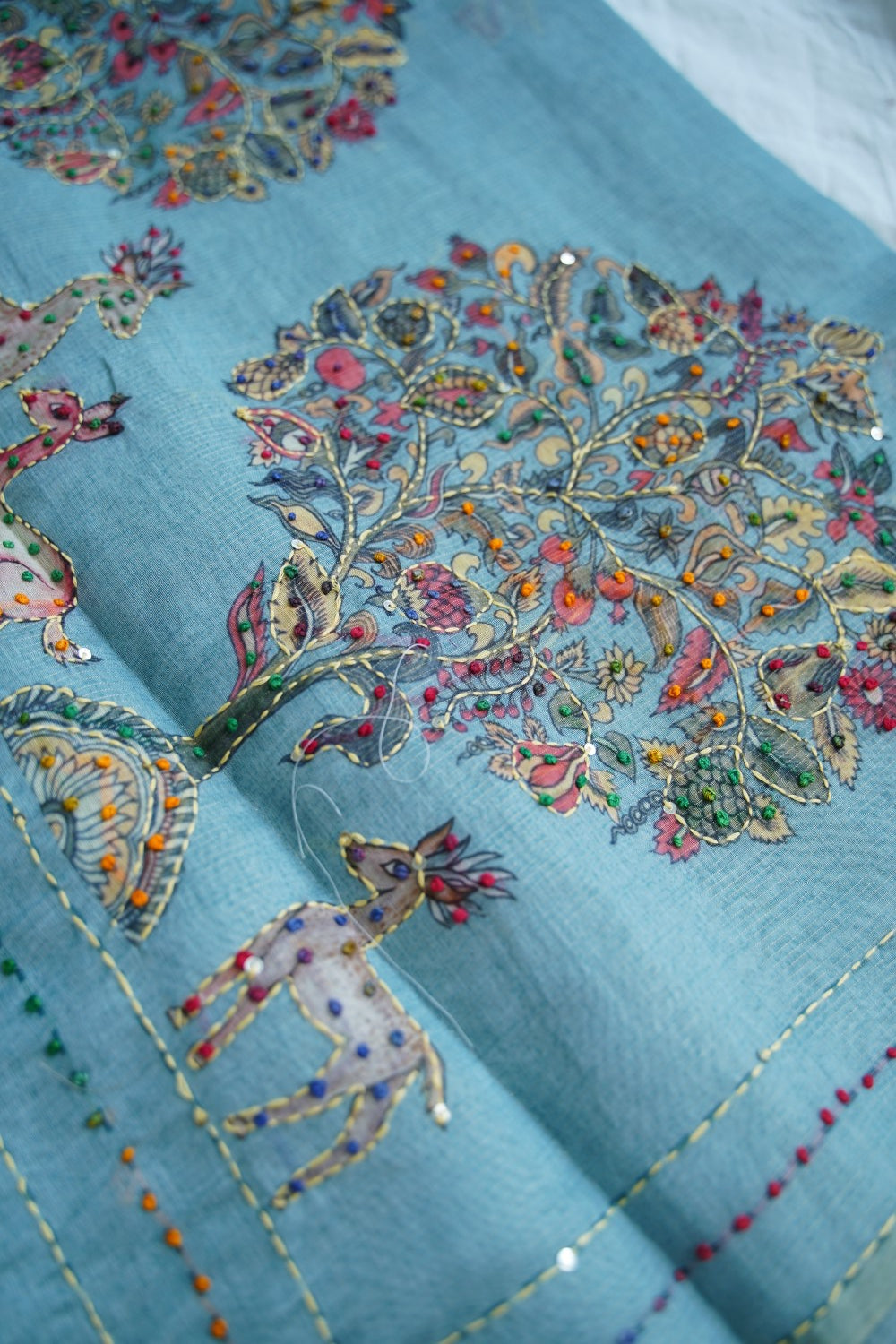 Linen Cotton Saree PC18252