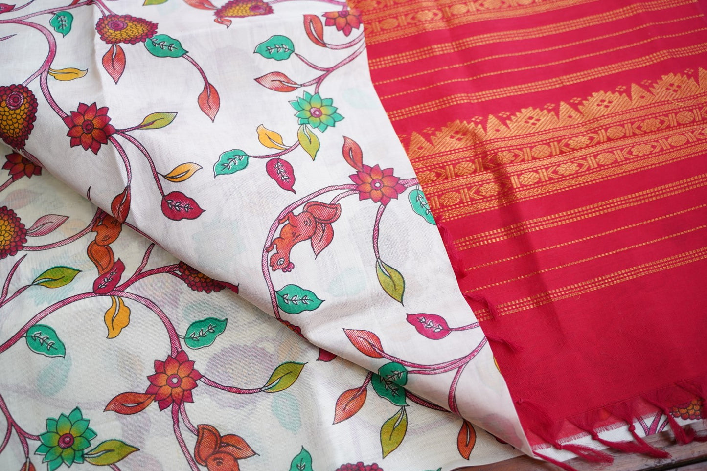 Kanchi Handloom Silk Cotton Saree PC17264