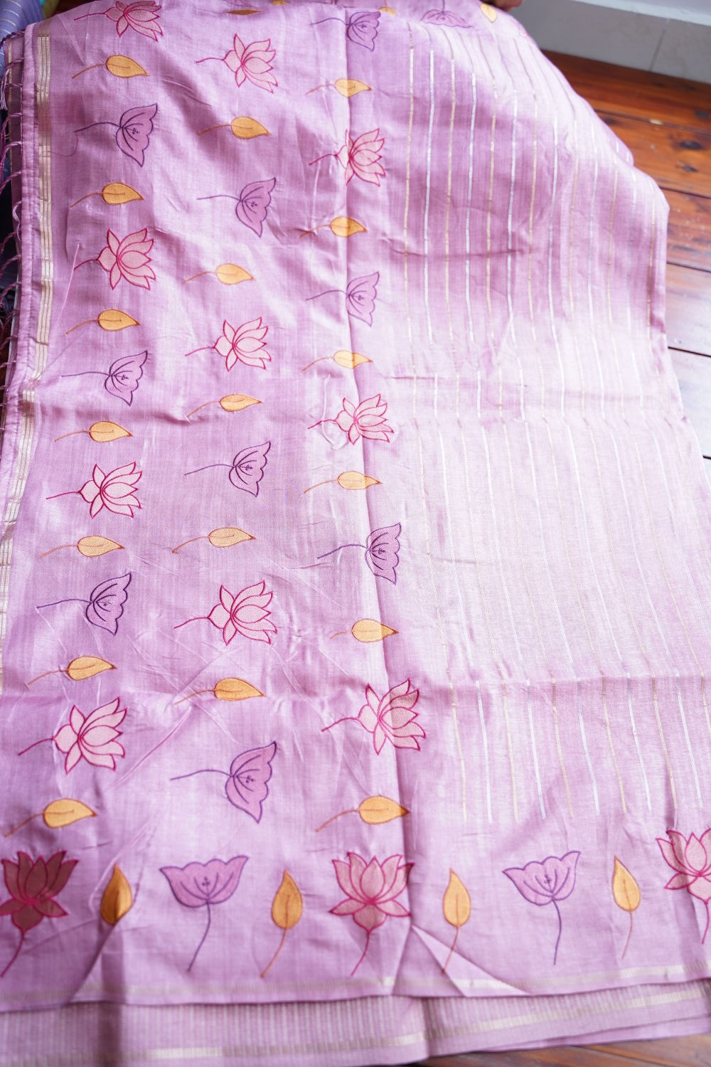 semi tussar saree PC18264