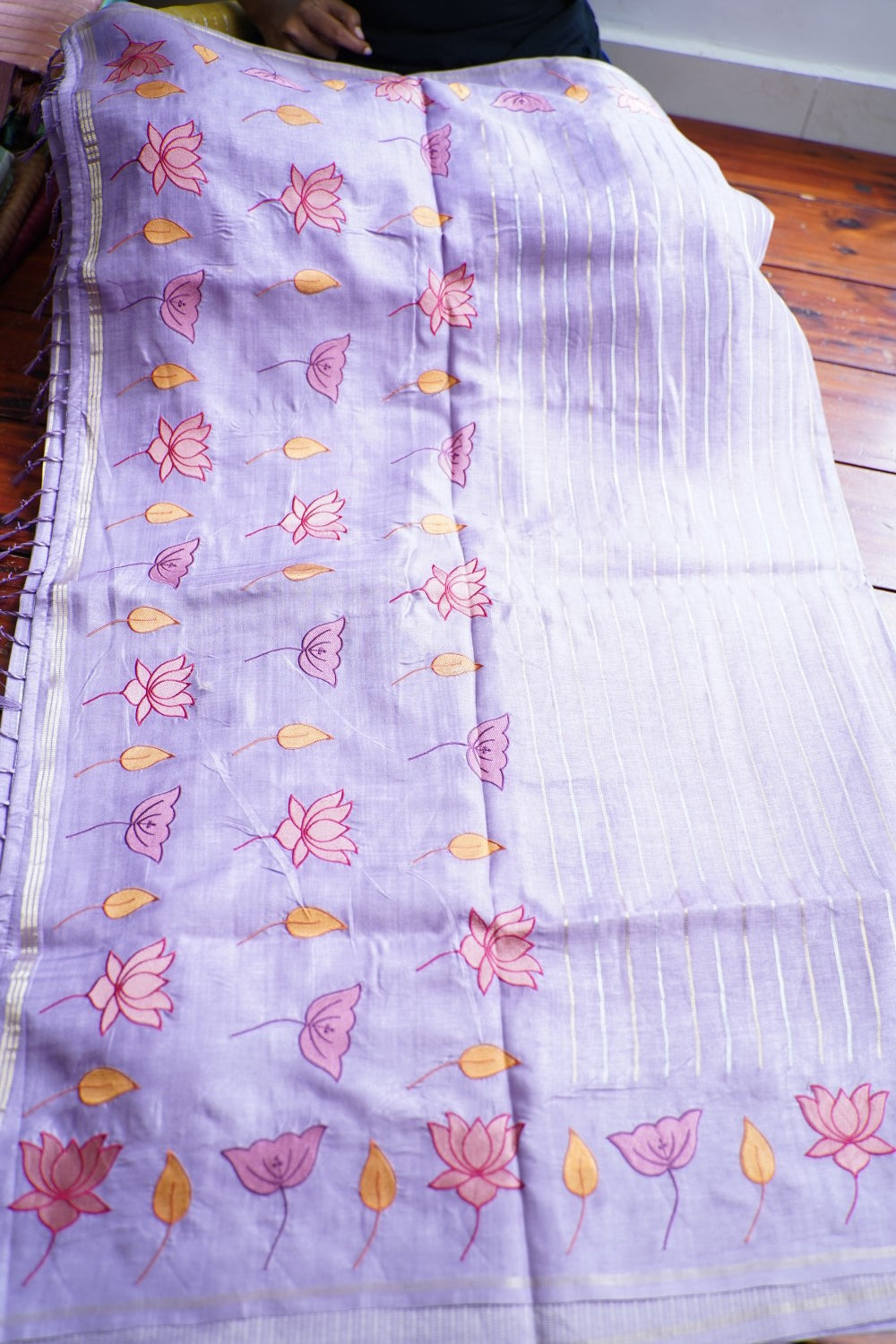 semi tussar saree PC18264