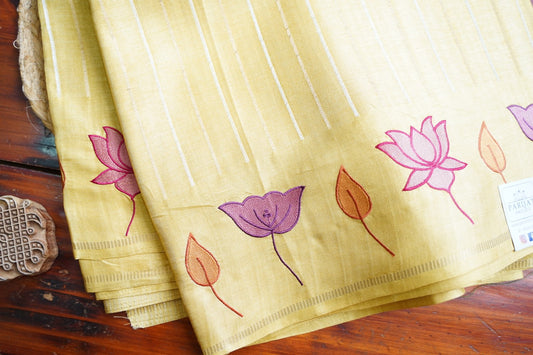 semi tussar saree PC18262