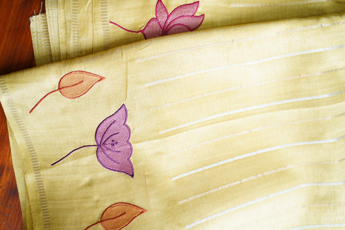 semi tussar saree PC18262