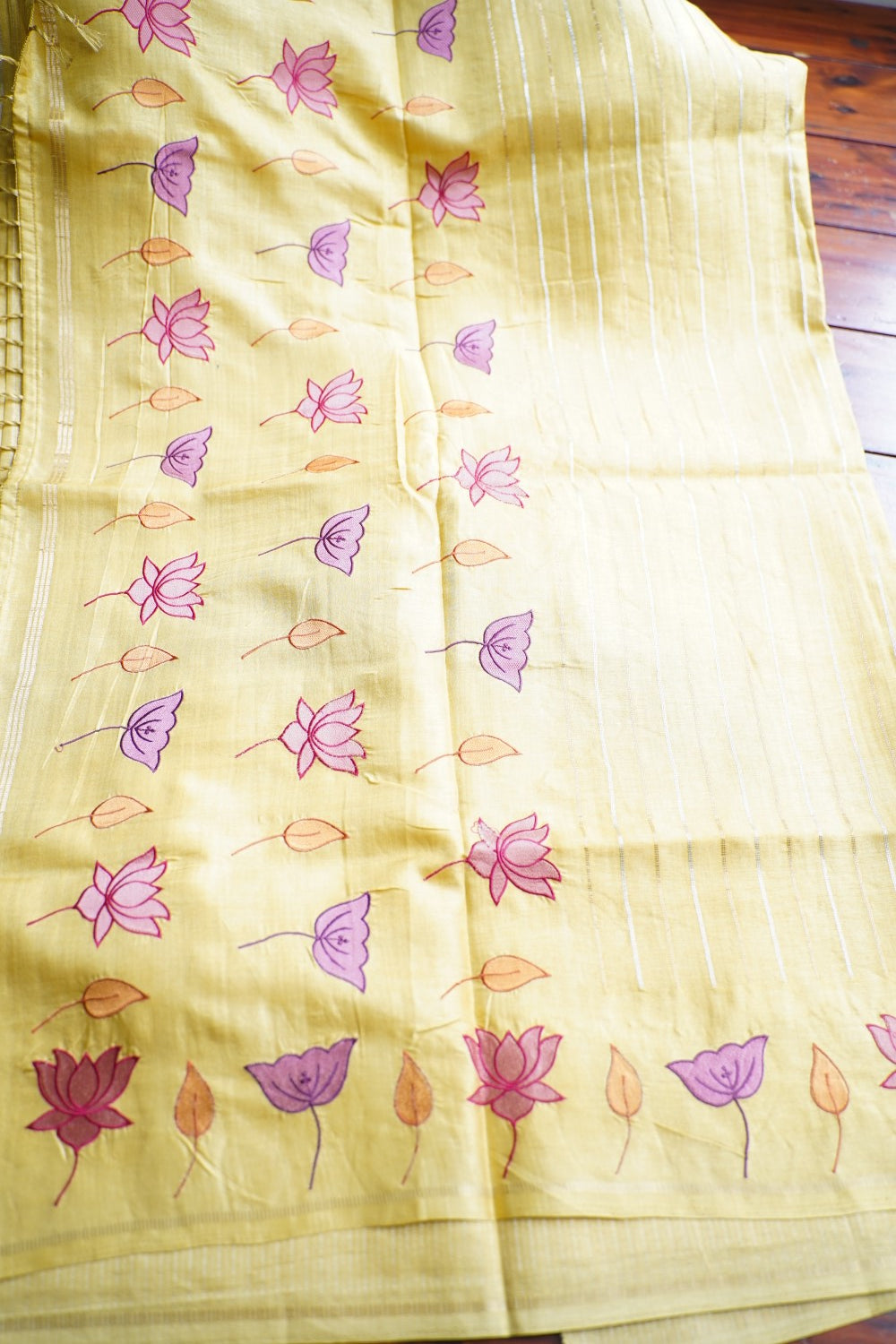 semi tussar saree PC18262