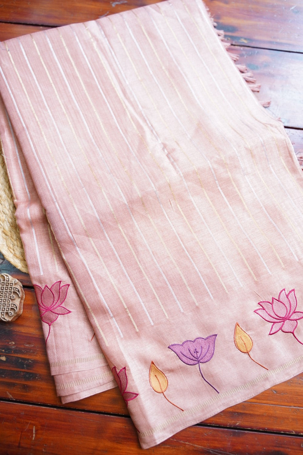 semi tussar saree PC18265
