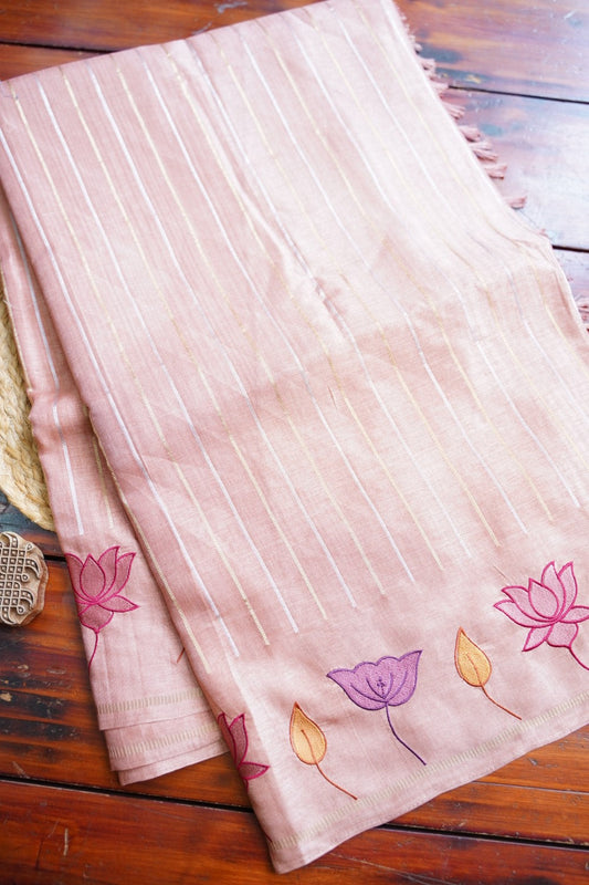 semi tussar saree PC18265