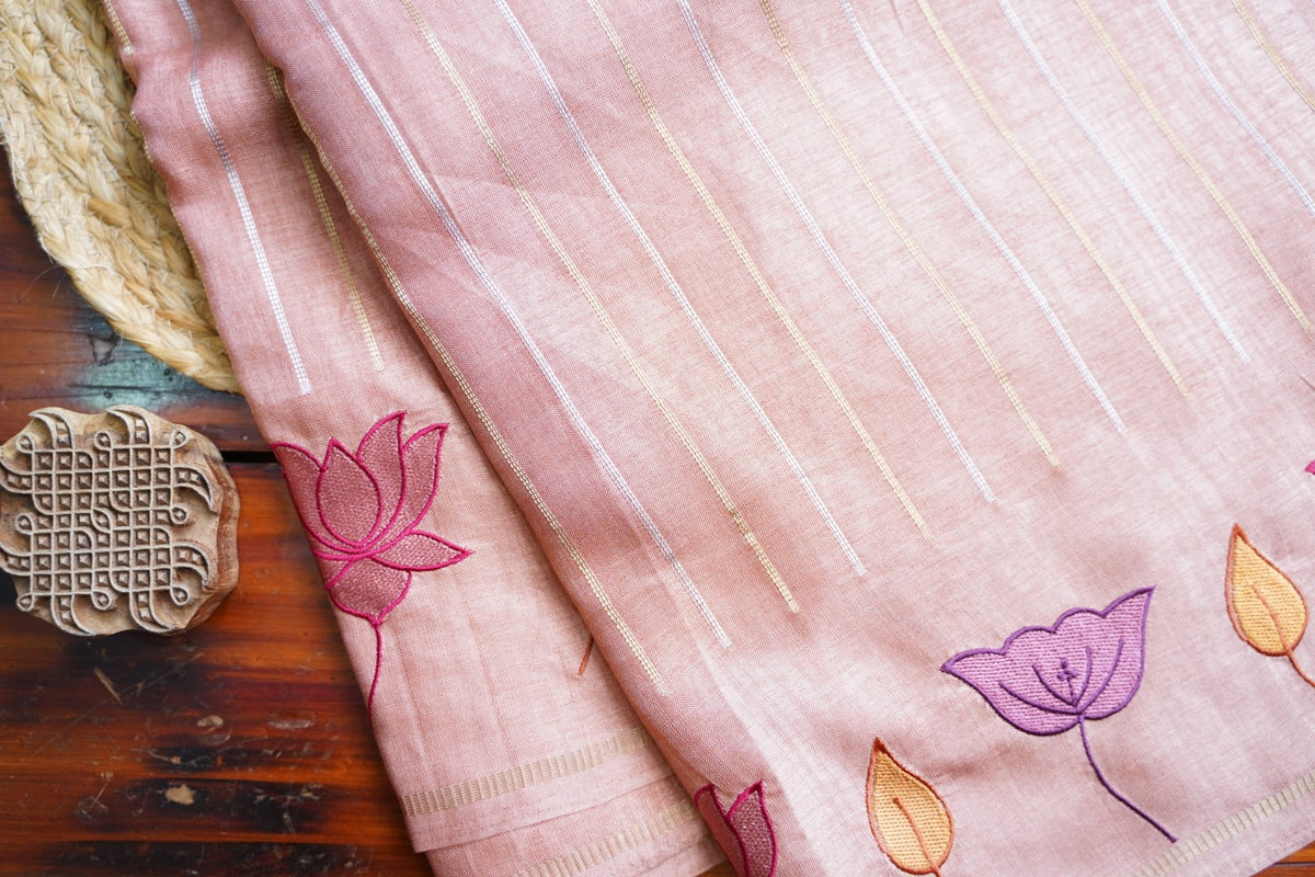 semi tussar saree PC18265