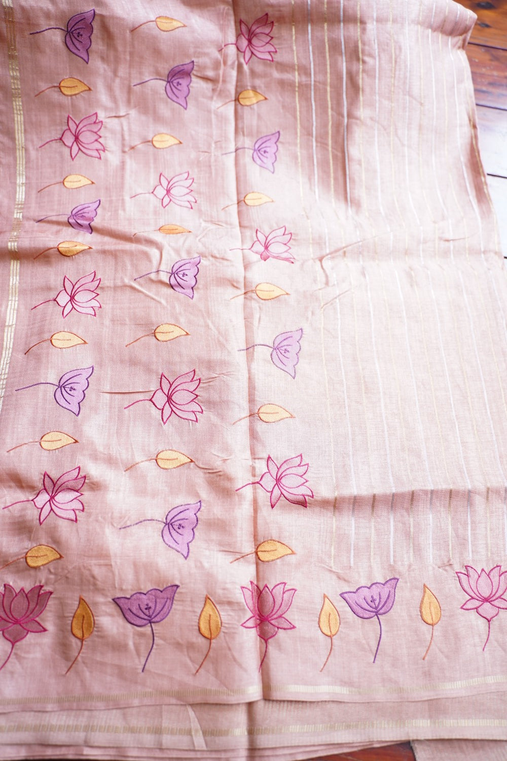 semi tussar saree PC18265