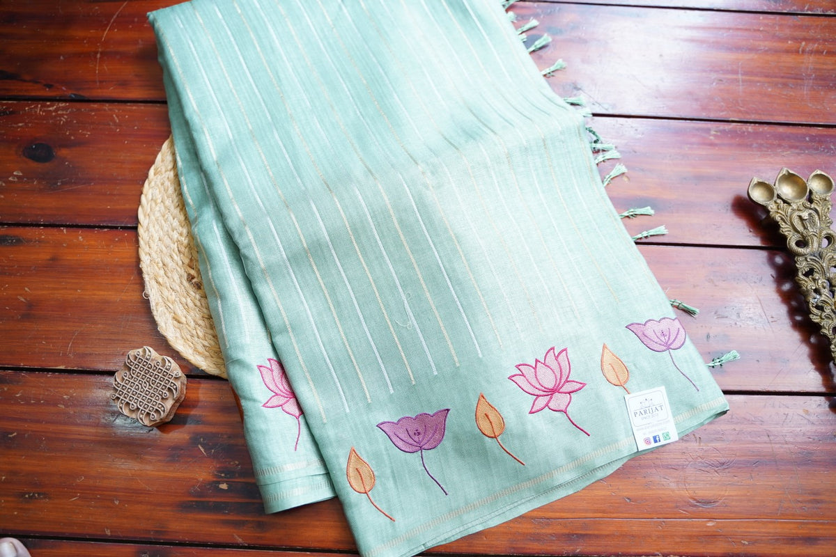 semi tussar saree PC18266