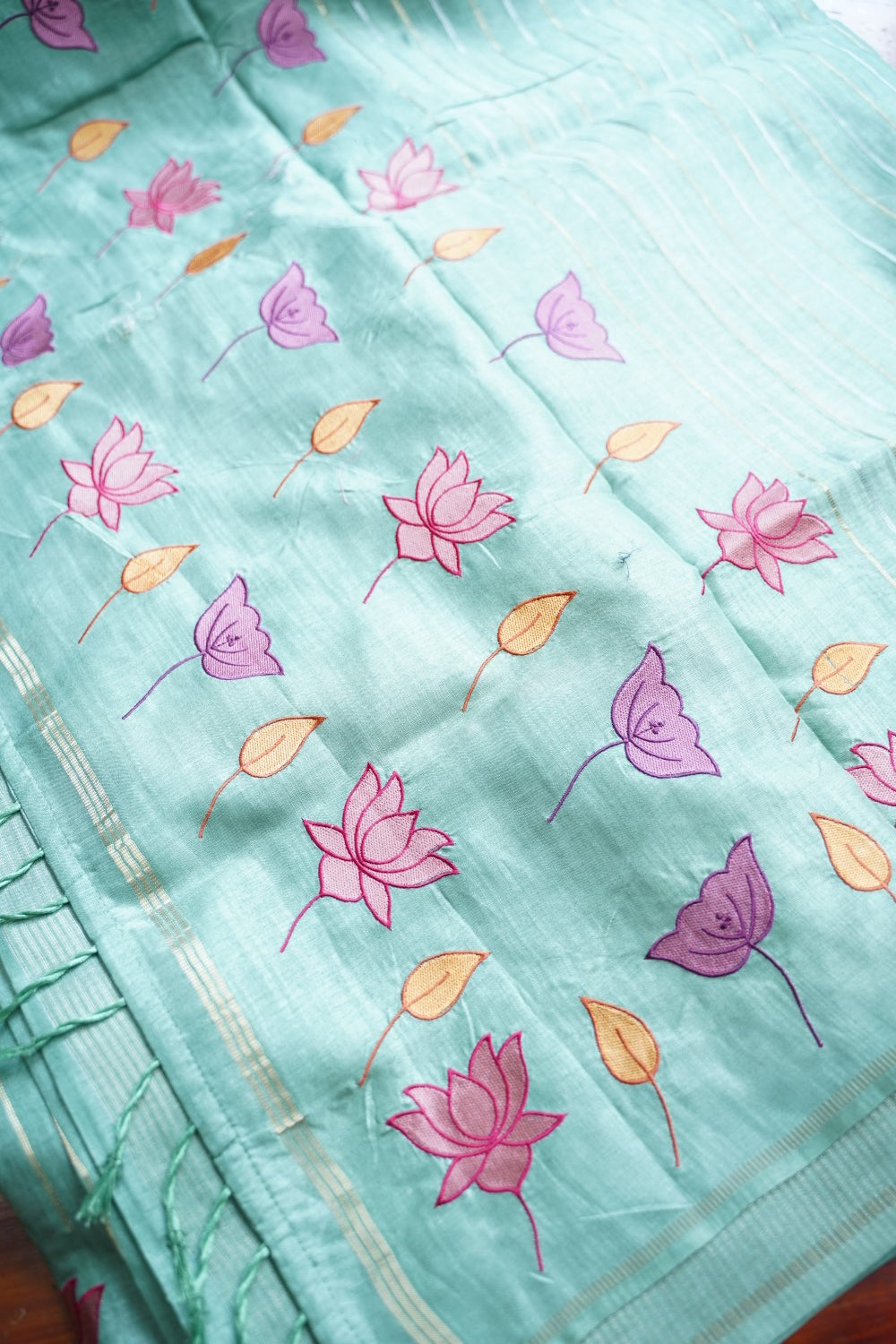 semi tussar saree PC18266
