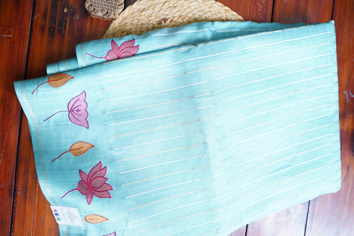 semi tussar saree PC18267