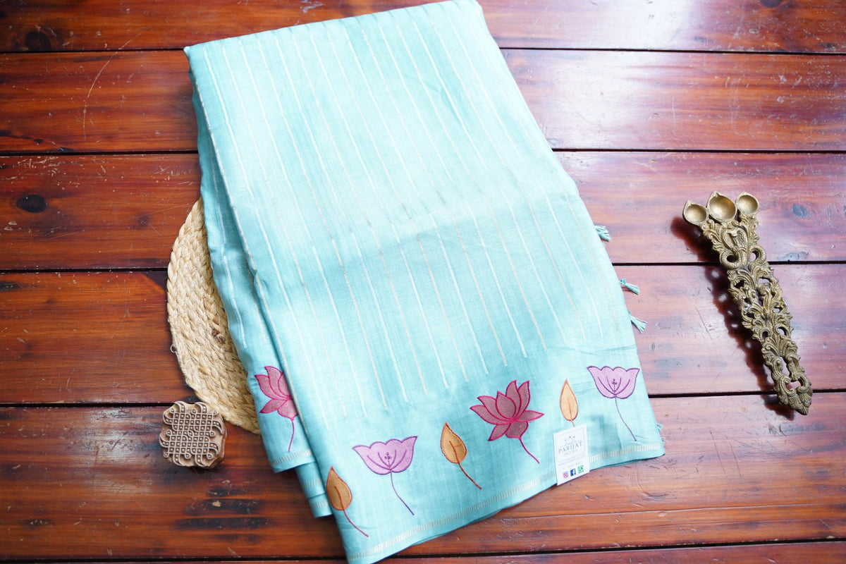 semi tussar saree PC18267