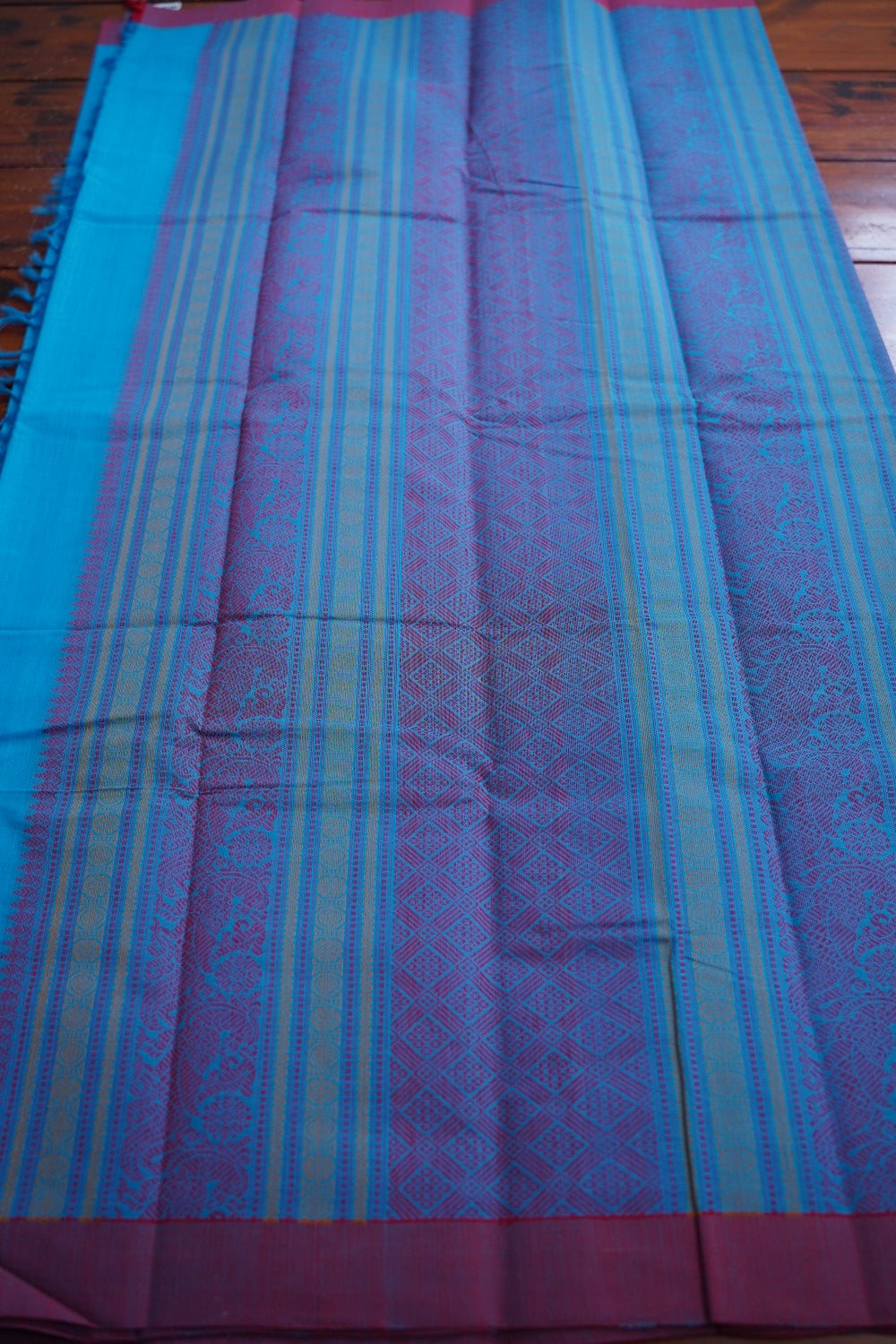 Kanchi handloom Cotton Saree PC17381