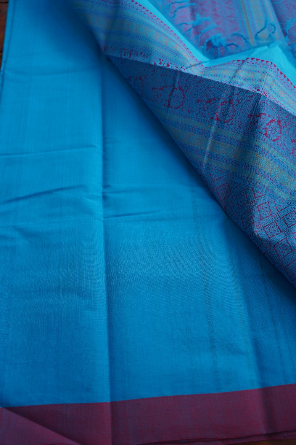 Kanchi handloom Cotton Saree PC17381