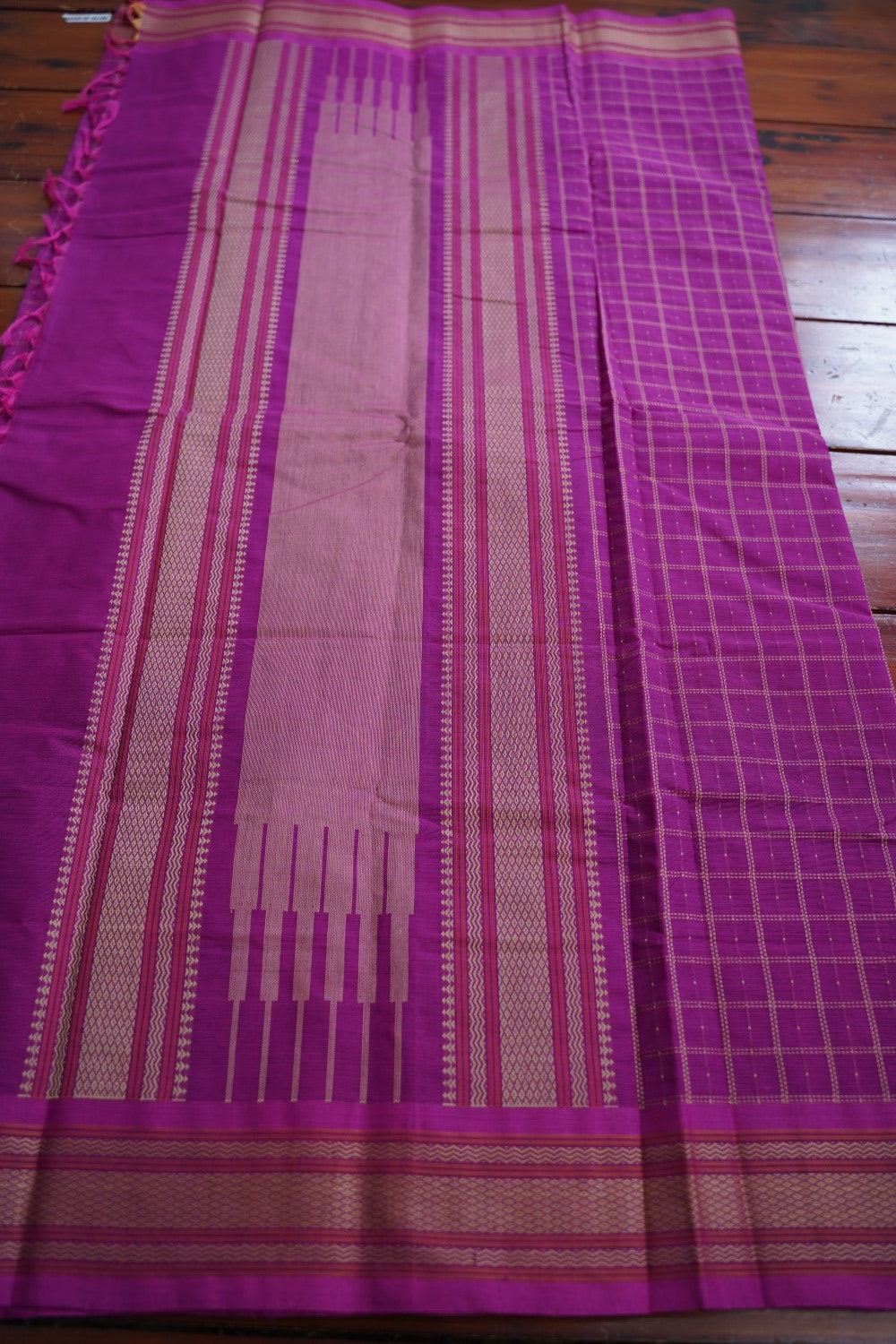 Kanchi handloom Cotton Saree PC17401