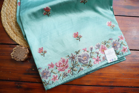 semi tussar saree PC18311