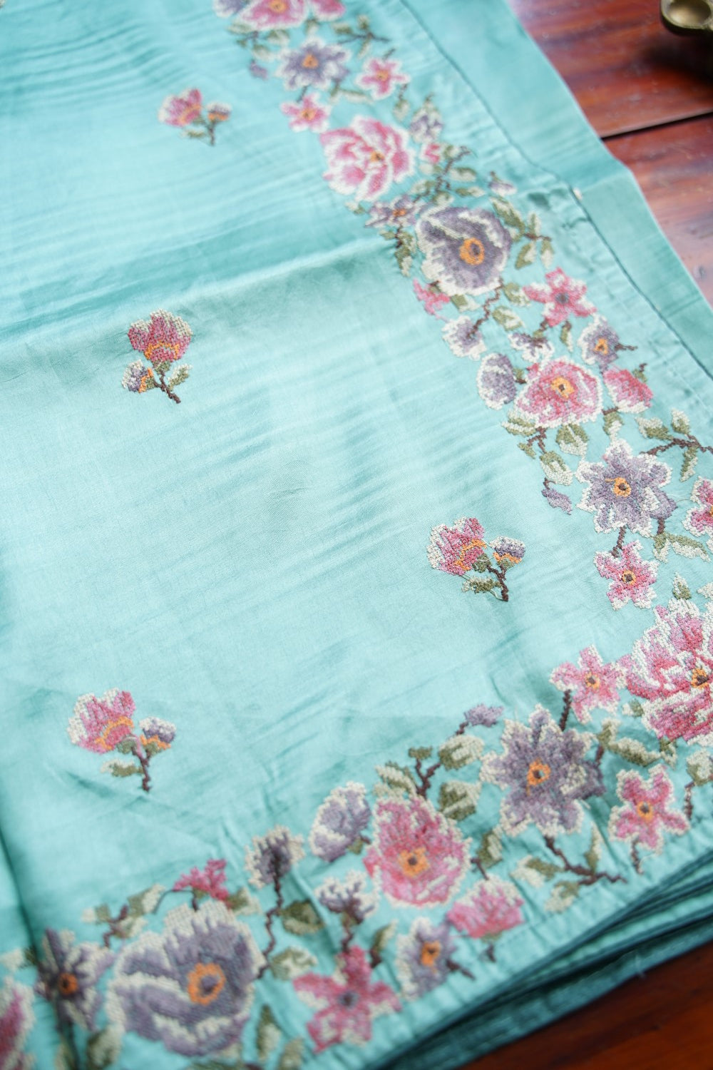 semi tussar saree PC18311