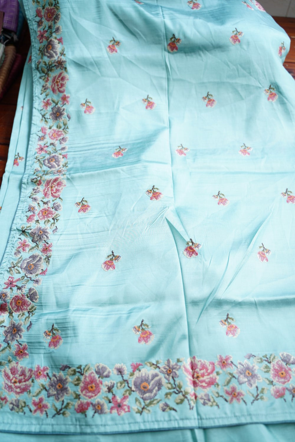 semi tussar saree PC18309