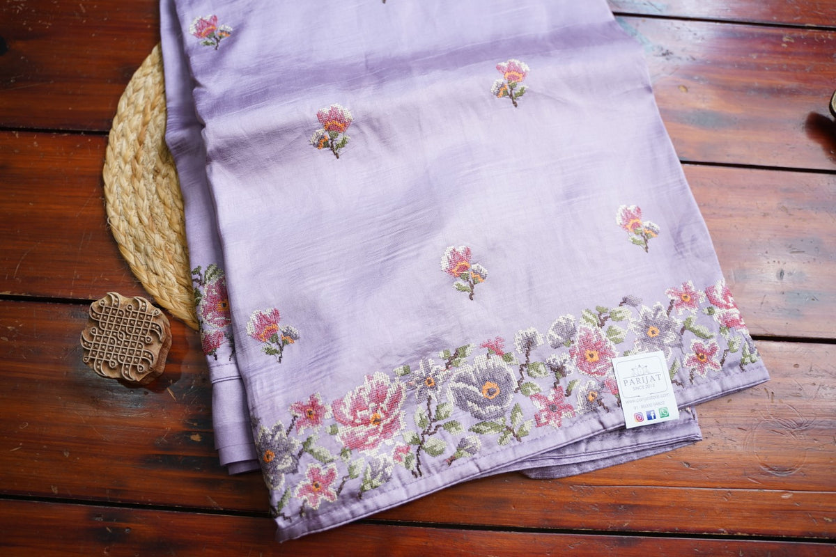 semi tussar saree PC18310