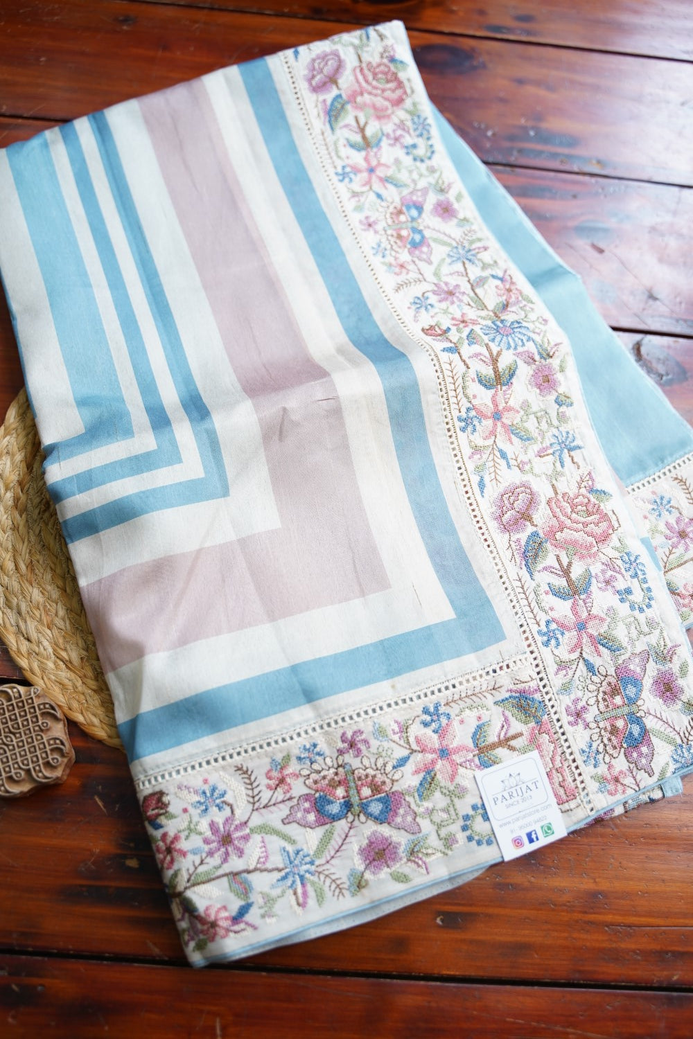 semi tussar saree PC18305