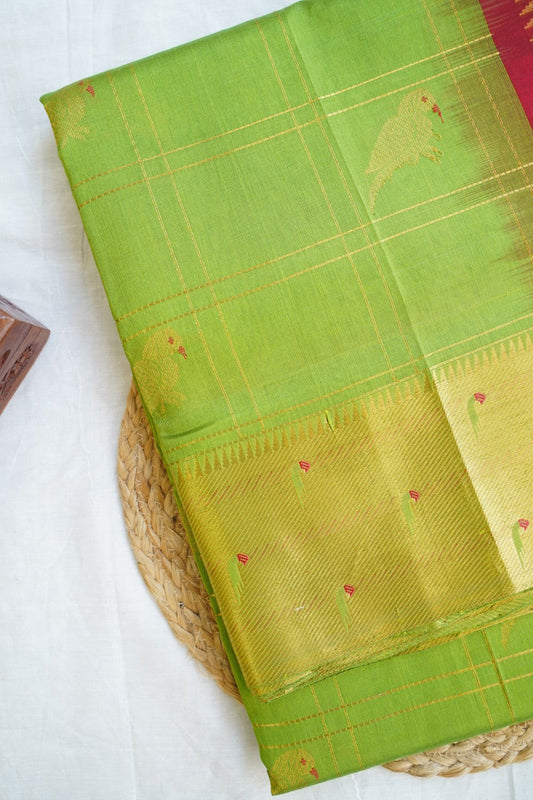 Kanchi Handloom Silk Cotton Saree PC14613