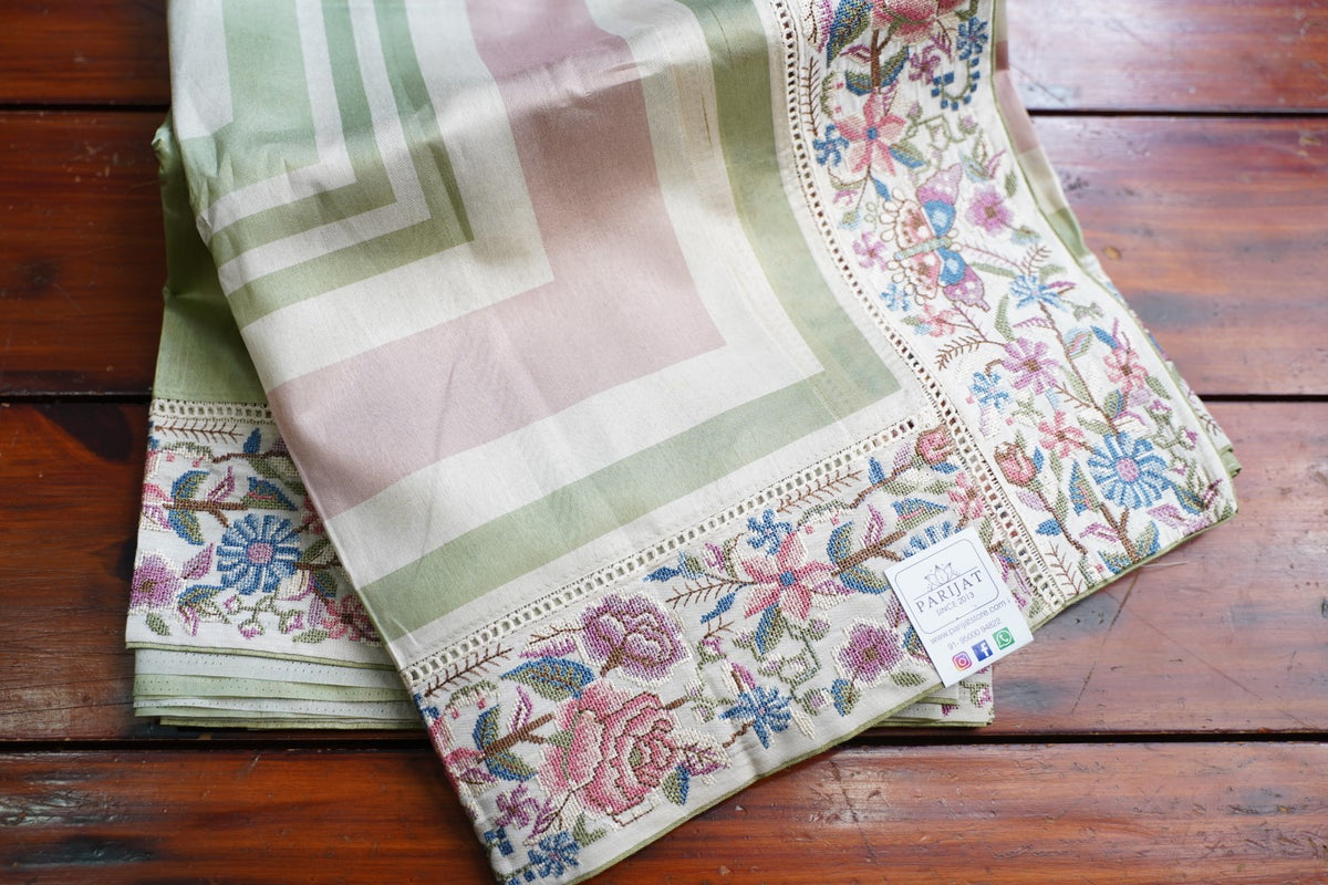 semi tussar saree PC18307