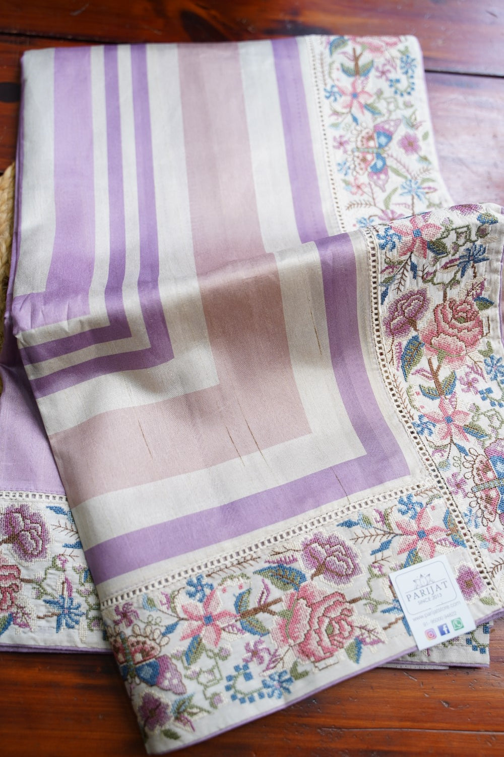 semi tussar saree PC18306