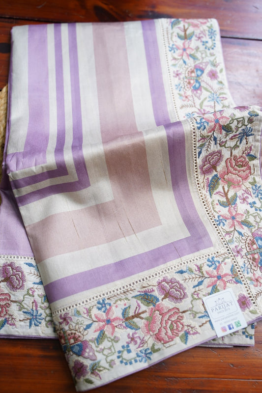 semi tussar saree PC18306