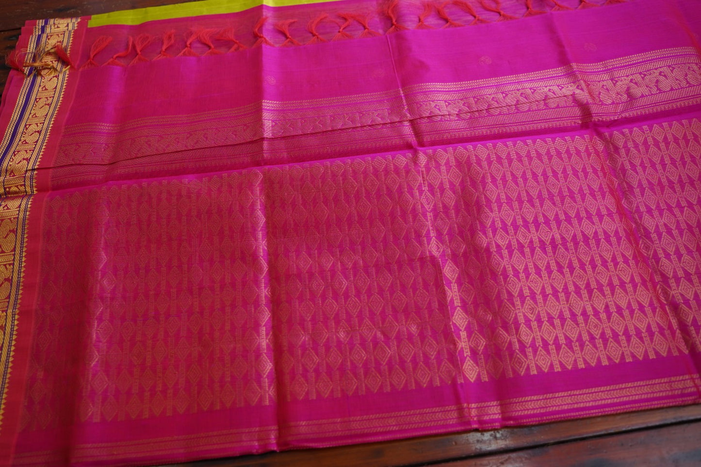 Kanchi Handloom Silk Cotton Saree PC17346