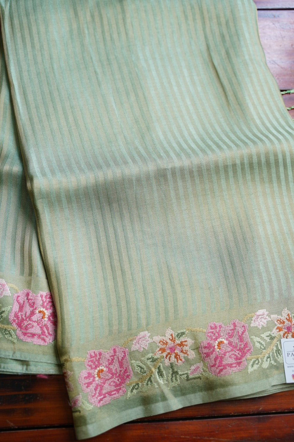 semi tussar saree PC18317