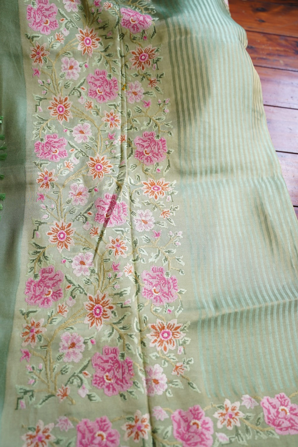 semi tussar saree PC18317