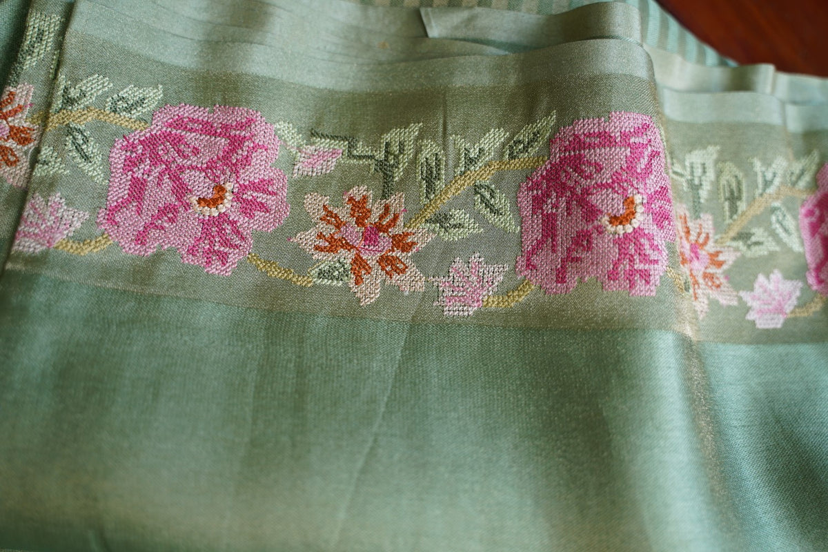 semi tussar saree PC18317