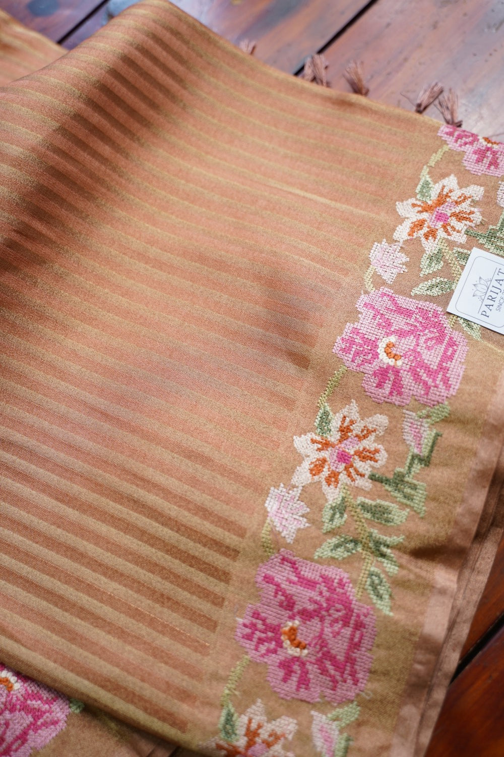 semi tussar saree PC18315