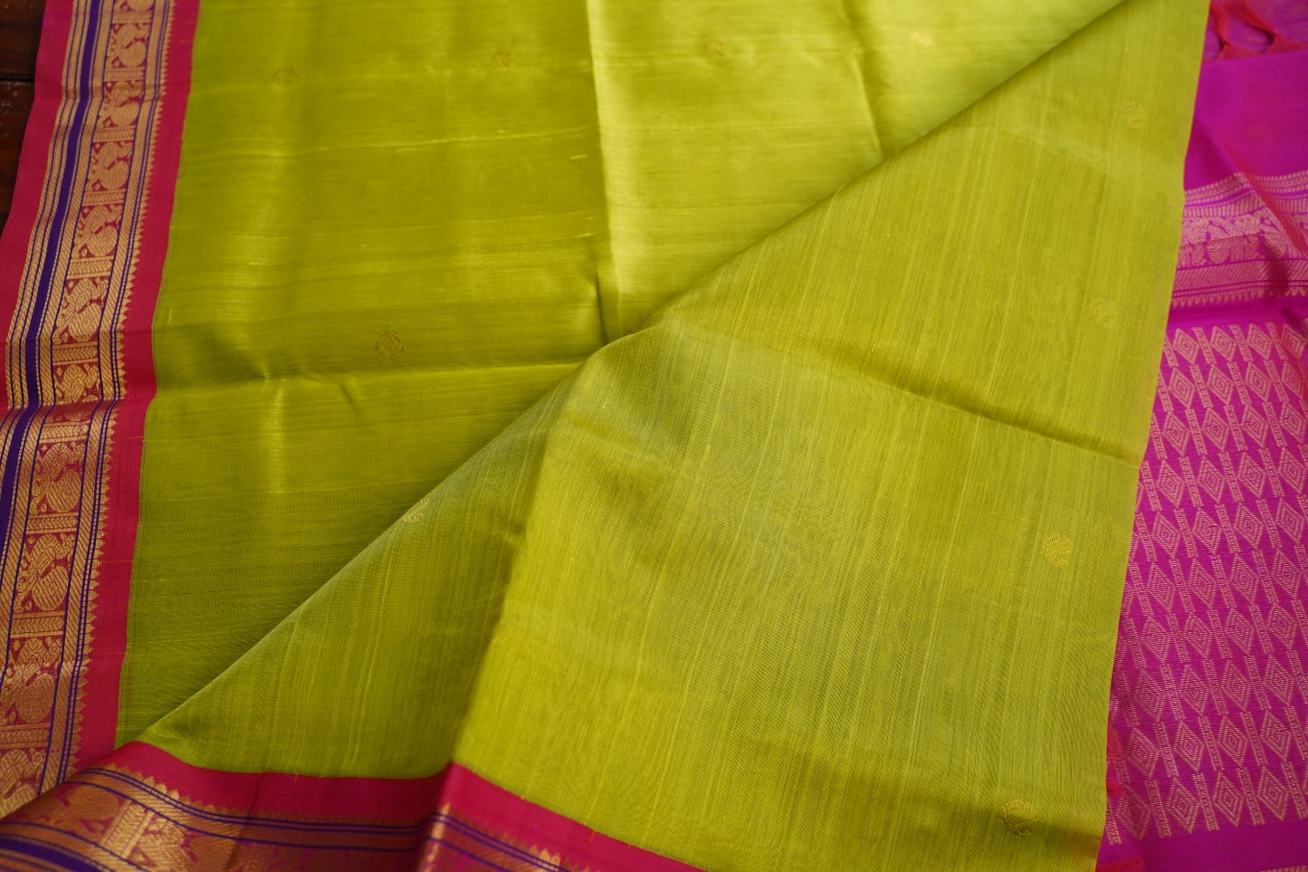 Kanchi Handloom Silk Cotton Saree PC17346