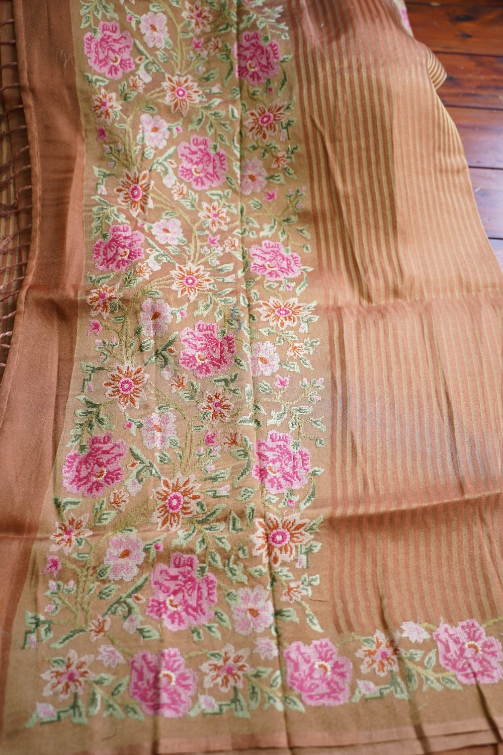 semi tussar saree PC18315