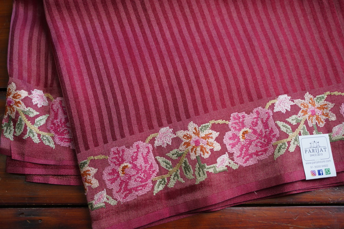 semi tussar saree PC18316
