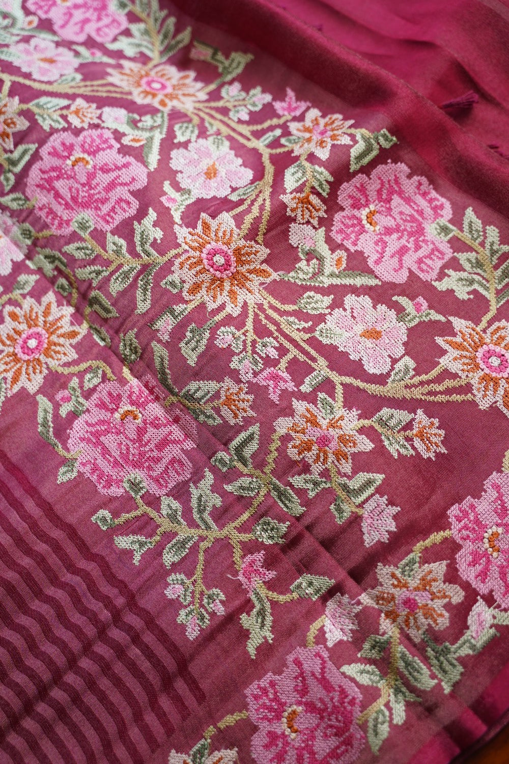semi tussar saree PC18316