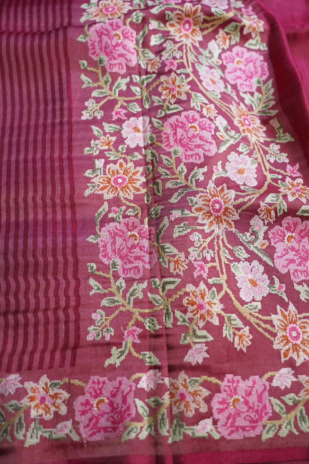 semi tussar saree PC18316