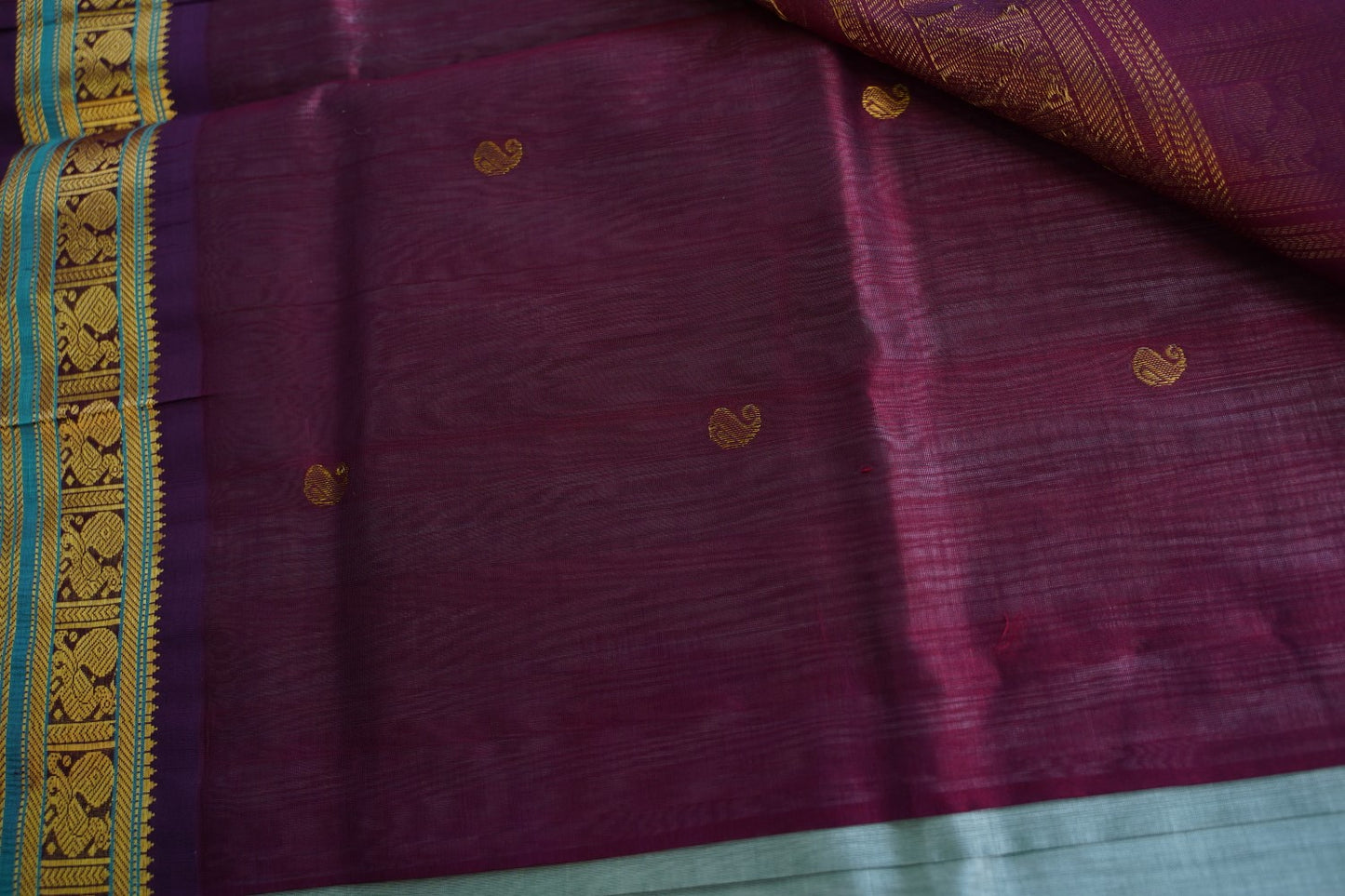 Kanchi Handloom Silk Cotton Saree PC17345