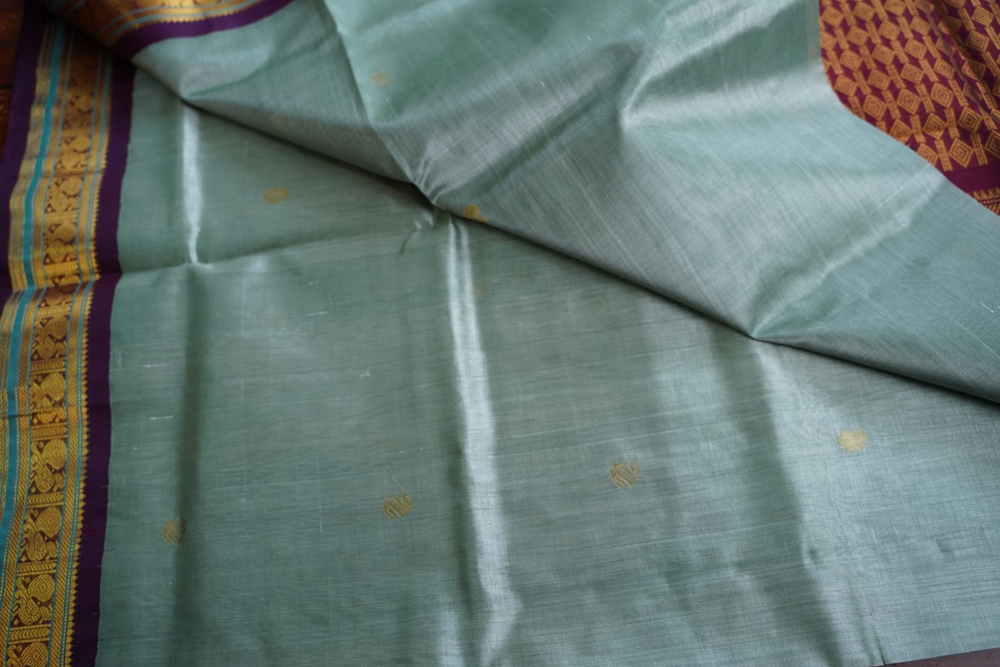 Kanchi Handloom Silk Cotton Saree PC17345