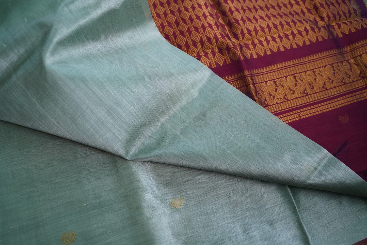 Kanchi Handloom Silk Cotton Saree PC17345