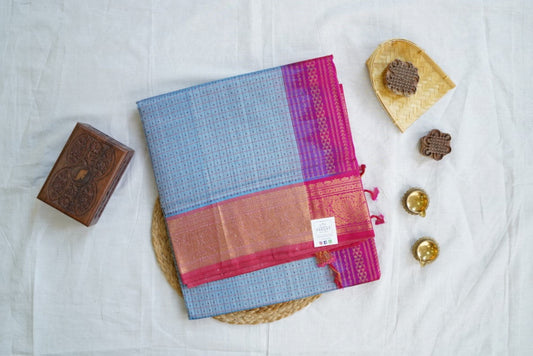 Kanchi Handloom Silk Cotton Saree PC14616