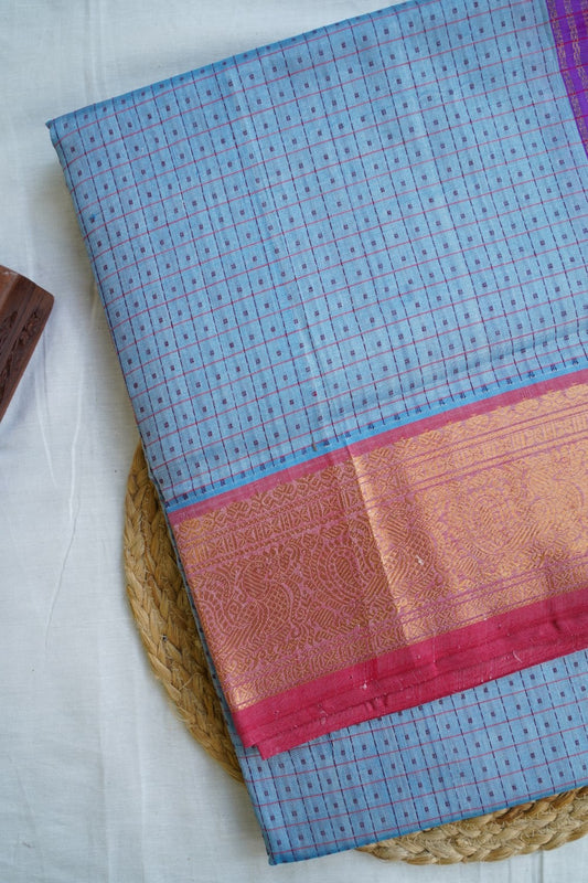 Kanchi Handloom Silk Cotton Saree PC14616
