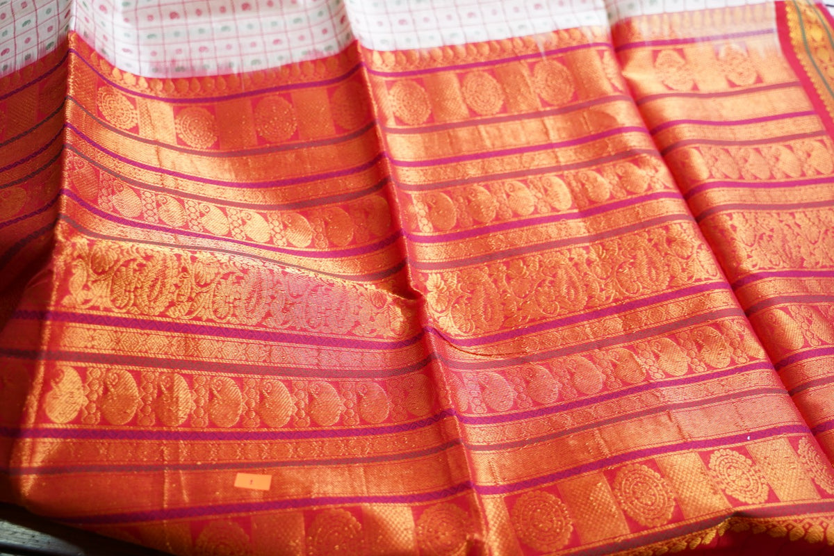 Kanchi Silk Cotton Saree PC18319